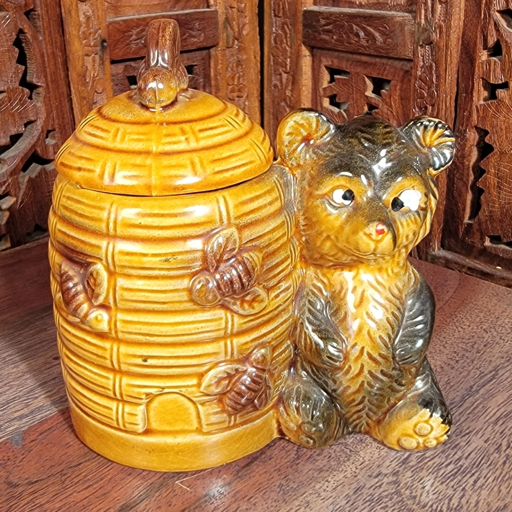 Vintage Ceramic Honey Bear Made in Japan